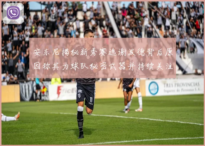 安东尼揭秘新秀赛选谢泼德背后原因称其为球队秘密武器并持续关注