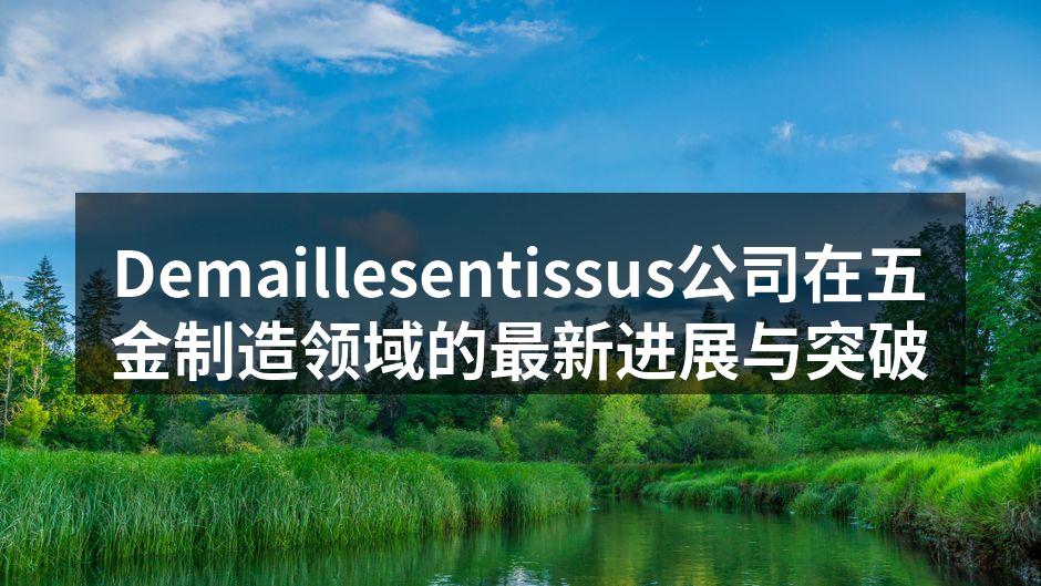 Demaillesentissus新产品展览会现场